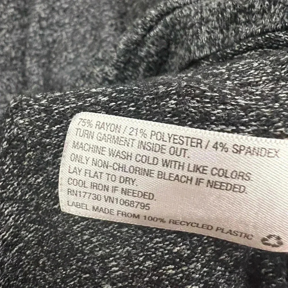 MERONA MEDIUM HEATHERED GRAY LONG SLEEVE (VEY SOFT) - Picture 3 of 5